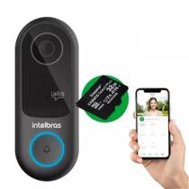 Kit Videoporteiro WiFi Intelbras IVW 3000 com Cartão SD 32GB