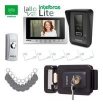 Kit Videoporteiro WiFi wT7 Lite Fechadura, Botoeira e 15 Tags RFID Kit Videoporteiro WiFi wT7 Lite Fechadura, Botoeira e 15 Tags RFID