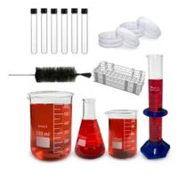 kit vidraria laboratorio escola 32 peças kit vidraria laboratorio escola 32 peças