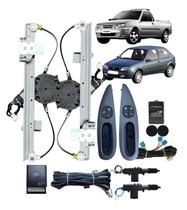 Kit Vidro Eletetrico Fiesta Street 2p 1996 1997 1998 + Trava