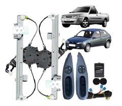 Kit Vidro Eletr Fiesta antigo Street 2p mod. original sensor