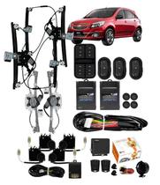 Kit Vidro Eletrico Agile 2009 2010 4p Completo Trava Alarme