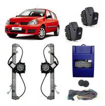 Kit Vidro Elétrico Antiesmagamento Renault Clio 4p Dianteiro