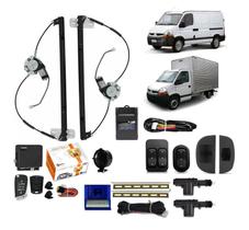 Kit Vidro Eletrico Caminhao Master 08 13 Tra Alarme Canivete