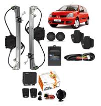 Kit Vidro Eletrico Clio 2 Portas 2010 2011 2012 + Alarme