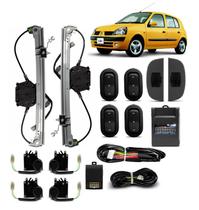 Kit Vidro Eletrico Clio 2008 2009 2010 4 Pts traseira Trava