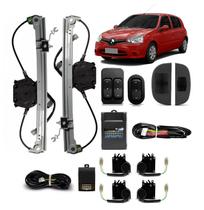 Kit Vidro Eletrico Clio 2013 2014 4 Portas Dianteira + Trava