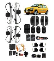 Kit Vidro Eletrico Clio 4 pts 2006 2007 2008 2009 2010 2011 Completo Trava Alarme Canivete