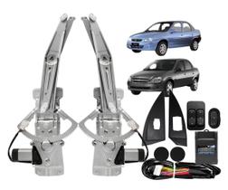 Kit Vidro Eletrico Corsa Classic 2008 2009 2010 4p Dianteira