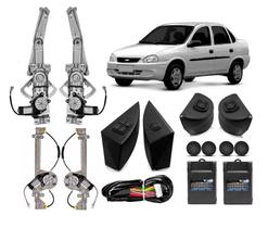 Kit Vidro Eletrico Corsa Classic 4 Portas Completo Sensoriza