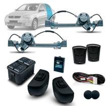 Kit Vidro Eletrico Corsa Joy Maxx Sedan Hatch Traseiro Inteligente - Dial