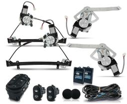 Kit Vidro Eletrico Escort Zetec 4Portas Completo Inteligente - Dial