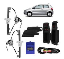 Kit Vidro Eletrico Fox antigo 2003 ate 2009 2 pt Sensorizado Kit Vidro Eletrico Fox antigo 2003 ate 2009 2 pt Sensorizado
