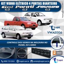 Kit Vidro Elétrico Gol G2 4 Portas Dianteiro Tragial