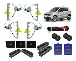 Kit Vidro Eletrico Gol G6 4 Portas Completo Sensorizado