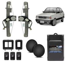 Kit Vidro Elétrico Gol/Saveiro/Parati Quadrada 2 Portas Sensorizado Botões nas Portas - AUTOPAC