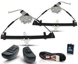 Kit Vidro Elétrico Hb20 2012 2013 2014 4 Pt Dianteira Sensor