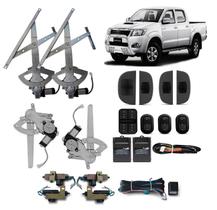 Kit Vidro Eletrico Hilux 2013 2014 2015 Completo + Trava