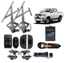 Kit Vidro Eletrico Hilux 2014 2015 4 Pts Dianteira + Trava
