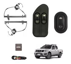 Kit Vidro Eletrico Nissan Frontier 4p Dianteiro Sensorizado