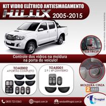 Kit Vidro Elétrico Nova Hilux 2005 a 2015 2 e 4 Portas Dianteira Kit Vidro Elétrico Nova Hilux 2005 a 2015 2 e 4 Portas Dianteira