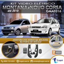 Kit Vidro Elétrico Novo Corsa 4 Portas Dianteira Antiesmagamento