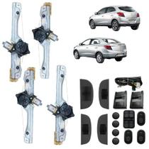Kit vidro eletrico onix/prisma 2012 4p completo - alt. c/sub do celta