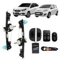 Kit vidro eletrico palio atrative/ grand siena 2012 4p diant - alt. c/sub do celta - ambar