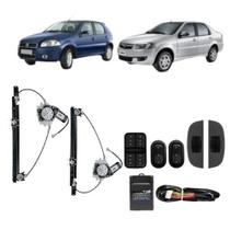 Kit vidro eletrico palio/siena gi/gii/gii 4p tras - alt. c/sub do celta Kit vidro eletrico palio/siena gi/gii/gii 4p tras - alt. c/sub do celta