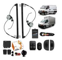 Kit Vidro Eletrico Renault Master 2011 2012 2013 Com Alarme
