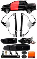 Kit Vidro Elétrico Strada 2020 em Diante 2 e 4 Portas Dianteiro Tragial