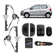 Kit Vidro Eletrico VW Fox 2008 2009 2010 2011 2012 2 portas - Volkswagen