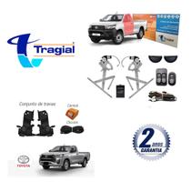 Kit Vidro Hilux 2016+ 2 ou 4 Portas Dianteira Alt + Kit Trava