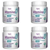 Kit Vigora Plus Vitamina D 2.000UI Com 4 Unidades De 60 Cápsulas Cada