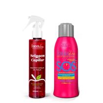 Kit Vinagre Capilar de Maçã e SOS Forever Liss