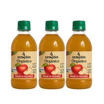 Kit Vinagre De Maçã Orgânico 4,2% Acidez - 4 Estações 3 Unidades 450ml Kit Vinagre De Maçã Orgânico 4,2% Acidez - 4 Estações 3 Unidades 450ml