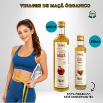Kit Vinagre de Maçã Orgânico Fazenda São Roque 500ml e 250ml Natural