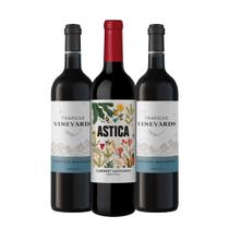 Kit Vineyards e Astica Cabernet Sauvignon- 3 Unidades - Trapiche