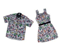 Kit Vingadores Gibi Pai e Mãe