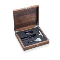 Kit Vinho 3 Peças Baric Sommelier em Aço Inox WMF Preto