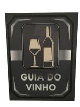 Kit vinho 5 Peças Inox com livro Decorativo Capa Cinza/Prata BMMB