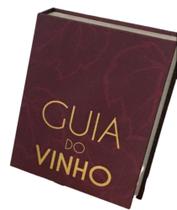Kit vinho 5 Peças Inox com livro Decorativo Capa Vinho/Gold BMMB