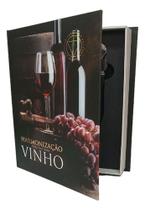Kit Vinho Abridor Saca Rolhas Tampa Dosador Livro 05 Peças