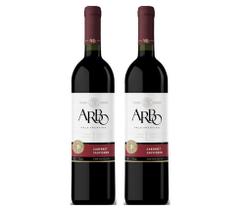 Kit Vinho Arbo Cabernet Sauvignon Tinto Seco 750ml 2unidades