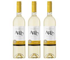 Kit Vinho Arbo Moscato Branco Seco Casa Perini 750ml 3unid