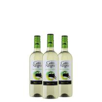 Kit Vinho Branco Gato Negro Sauvignon Blanc 750ml 03 Unidades