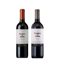 Kit Vinho Casillero Del Diablo Carmenere + Malbec 750ml cada