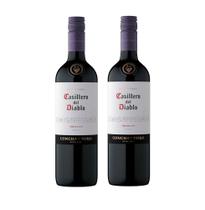 Kit Vinho Casillero Del Diablo Merlot Tinto Seco 750ml 2uni