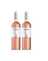 Kit Vinho Chilano Rosé Meio Seco 750ml 2 unidades