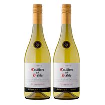 Kit Vinho Chileno Casillero Del Diablo Chardonnay - 2 Garrafas